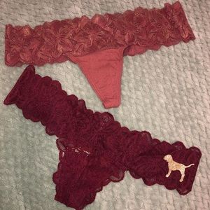PINK Victoria's Secret Intimates & Sleepwear - PINK - thong panties (2) PINK Victoria's Secret Intimates & Sleepwear - PINK - thong panties (2)